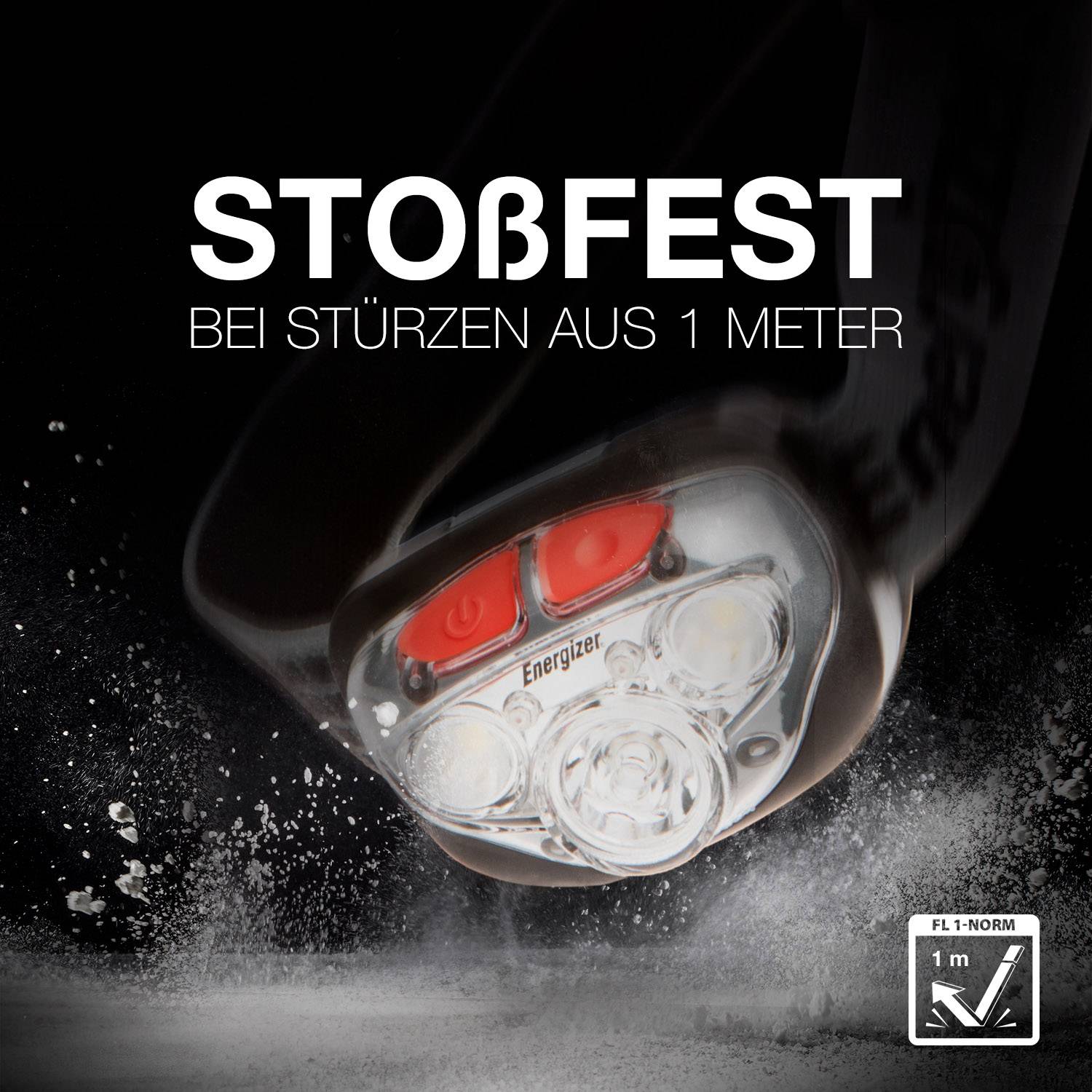 Energizer Vision HD+ Focus LED Stirnlampe batteriebetrieben 400lm 50h E300280700