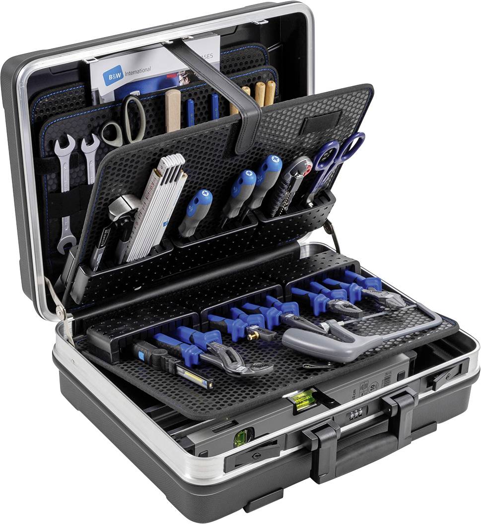 B & W International base modul 120.02/M Universal Werkzeugkoffer unbestückt (B x H x T) 495 x 415 x 195mm