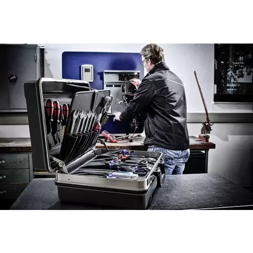 B & W International flex pockets 120.03/P Universal Werkzeugkoffer unbestückt (B x H x T) 500 x 425 x 210mm B & W International flex pockets 120.03/P Universal Werkzeugkoffer unbestückt (B x H x T) 500 x 425 x 210mm