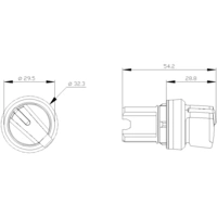 Siemens 3SU10522BF600AA0 3SU1052-2BF60-0AA0 Knebelschalter Frontring Metall, Hochglanz Schwarz, Wei Siemens 3SU10522BF600AA0 3SU1052-2BF60-0AA0 Knebelschalter Frontring Metall, Hochglanz Schwarz, Wei
