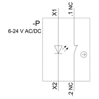 Siemens 3SU1501-1AG20-1CA0 Kontaktelement, LED-Element mit Adapter 1 Öffner Rot 24V DC/AC 1St. Siemens 3SU1501-1AG20-1CA0 Kontaktelement, LED-Element mit Adapter 1 Öffner Rot 24V DC/AC 1St.