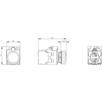 Siemens 3SU1102-6AA40-1AA0 Leuchtmelder flach Grün 24 V/AC, 24 V/DC 1St. Siemens 3SU1102-6AA40-1AA0 Leuchtmelder flach Grün 24 V/AC, 24 V/DC 1St.