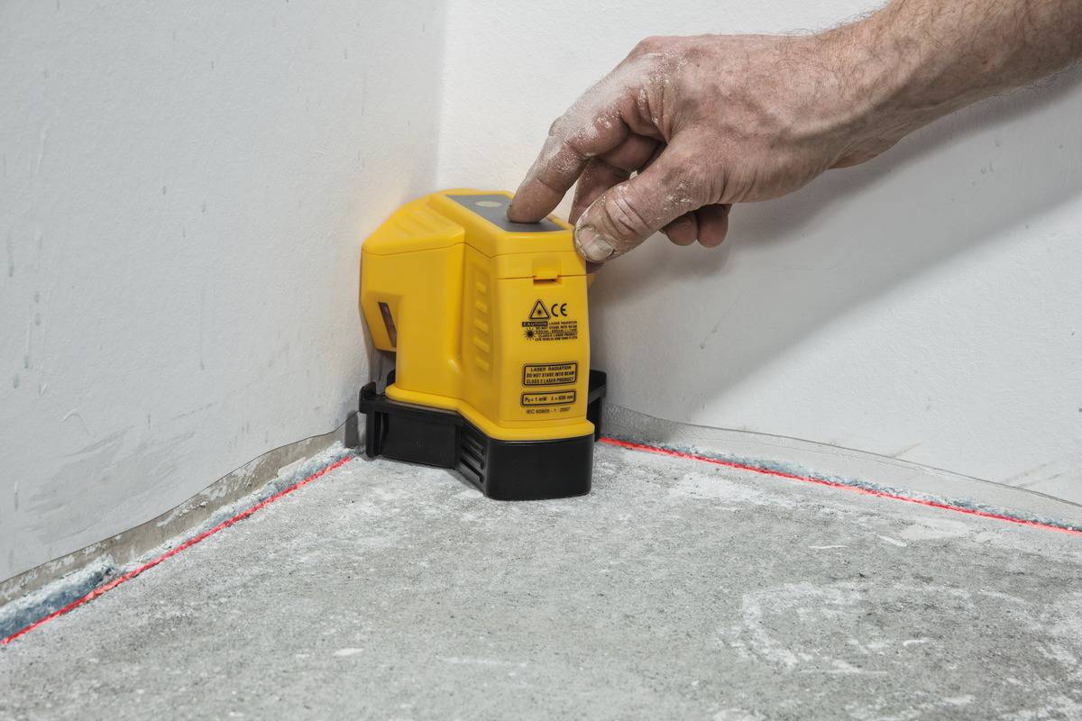 Stabila FLS 90, 3-pcs Bodenlinienlaser Reichweite (max.): 15m