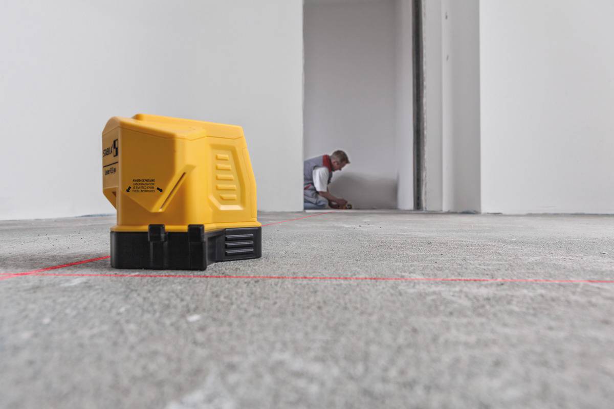 Stabila FLS 90, 3-pcs Bodenlinienlaser Reichweite (max.): 15m