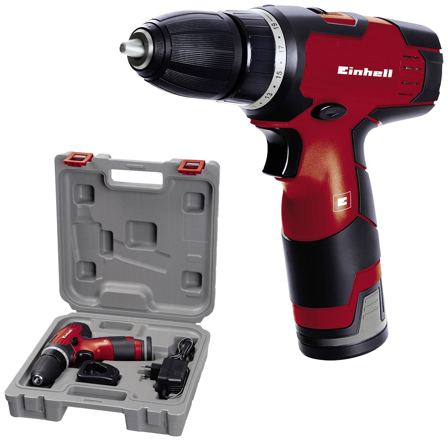 Einhell TH-CD 12-2 Li 4513660 Akku-Bohrschrauber 12V 1.3Ah Li-Ion inkl. Akku, inkl. Koffer