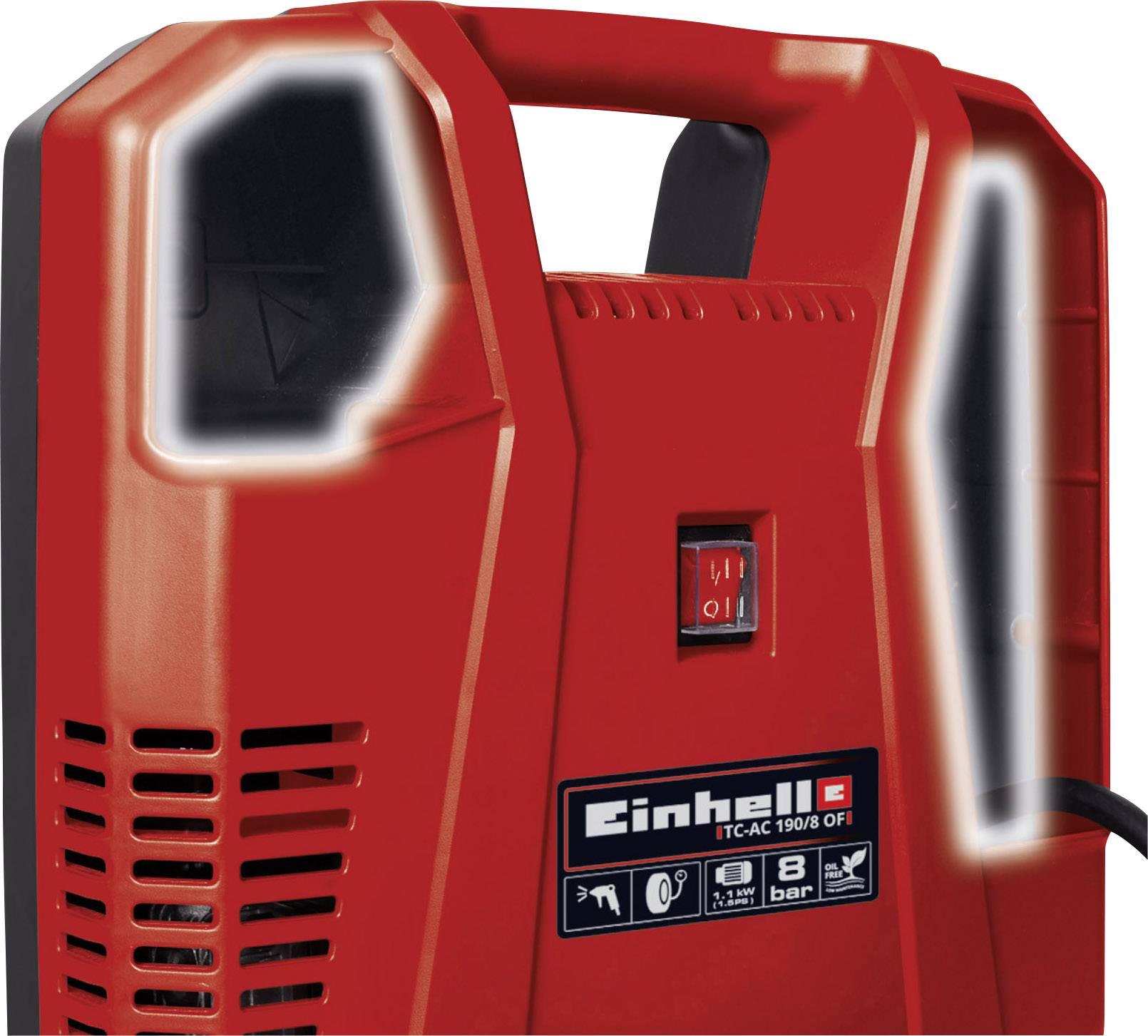 Einhell Druckluft-Kompressor TC-AC 190/8 Kit 8 bar