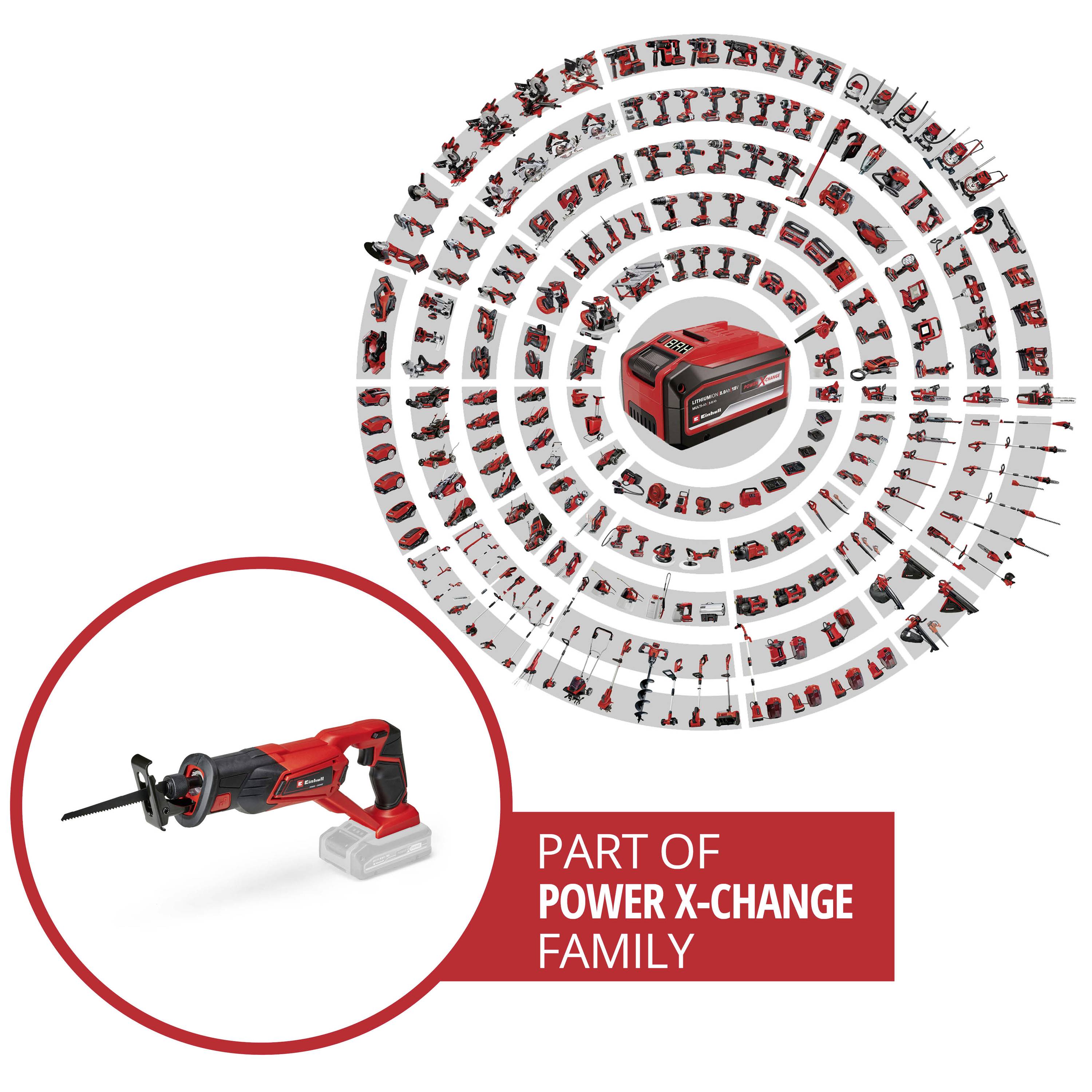 Einhell Power X-Change TE-AP 18 Li - Solo Akku-Säbelsäge 4326300 ohne Akku 18 V