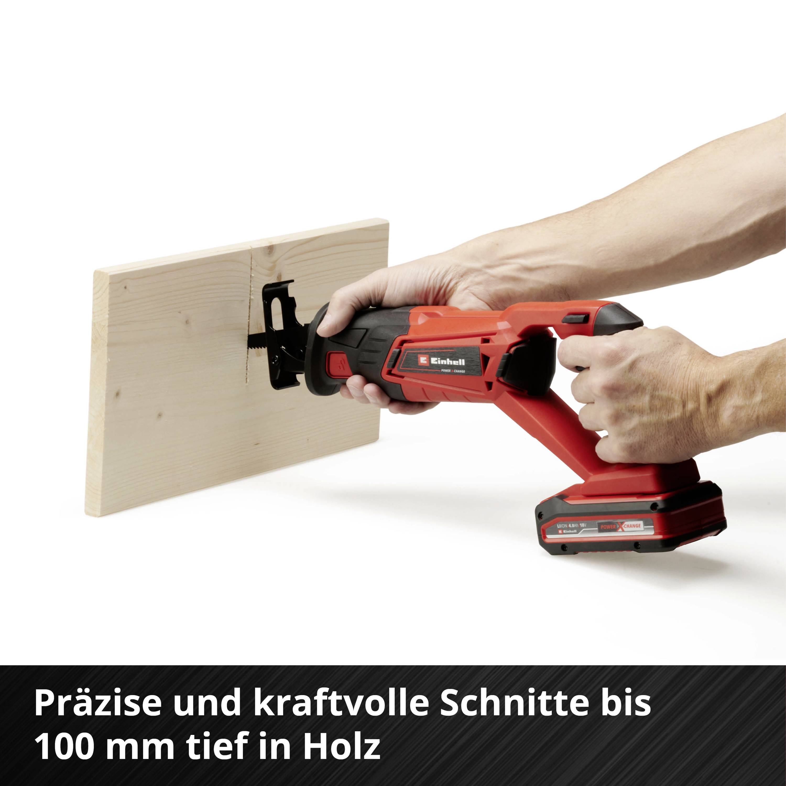 Einhell Power X-Change TE-AP 18 Li - Solo Akku-Säbelsäge 4326300 ohne Akku 18V