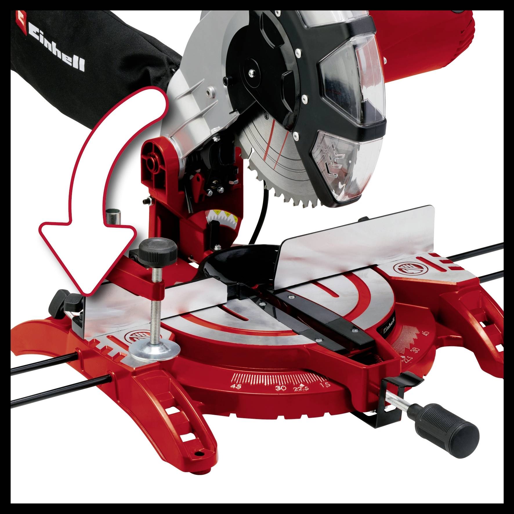 Einhell TC-MS 2513 L Kapp- und Gehrungssäge 250 mm 30 mm 1600 W