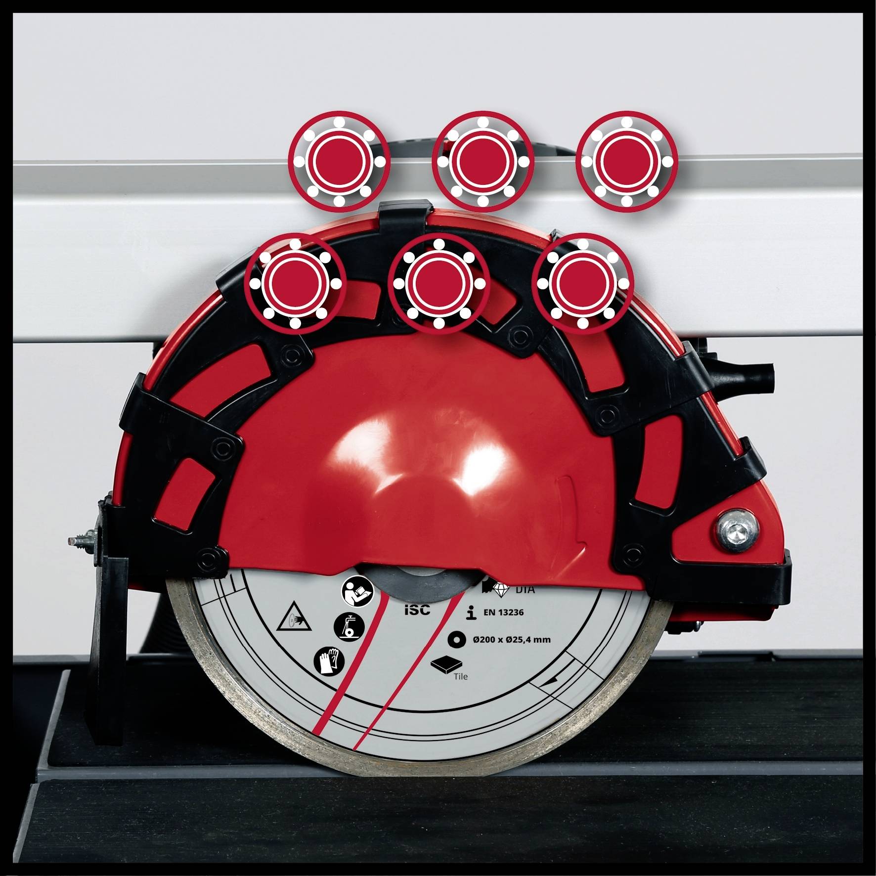 Einhell TE-TC 620 U Fliesenschneidmaschine 200mm 25.4mm 900W 230V