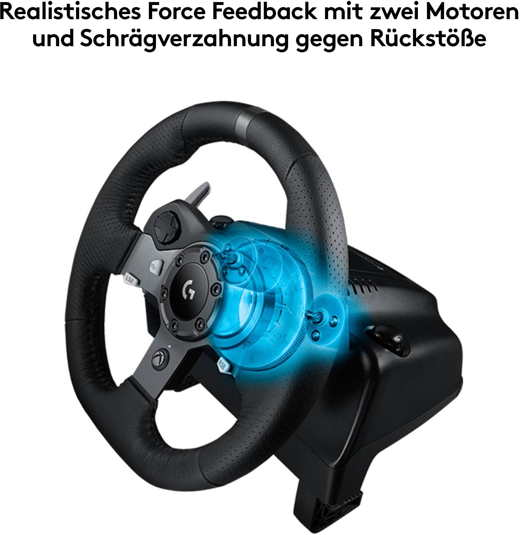 Logitech Gaming G920 Driving Force Racing Wheel Lenkrad PC, Xbox One Schwarz
