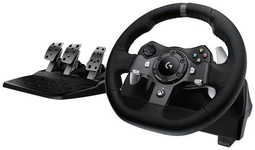 Logitech Gaming G920 Driving Force Racing Wheel Lenkrad  PC, Xbox One Schwarz