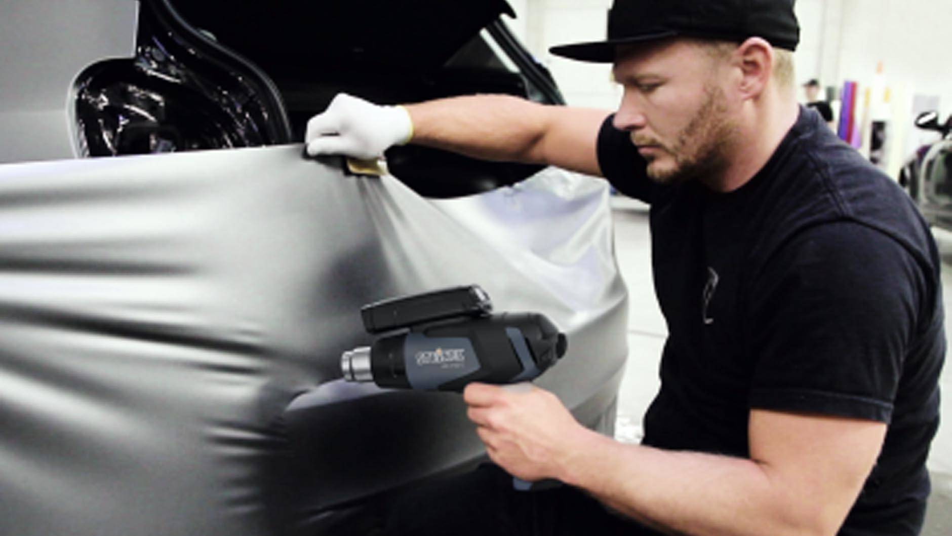 Steinel 011772 HG 2120 E Carwrapper-Set Heißluftgebläse inkl. Koffer 2200W