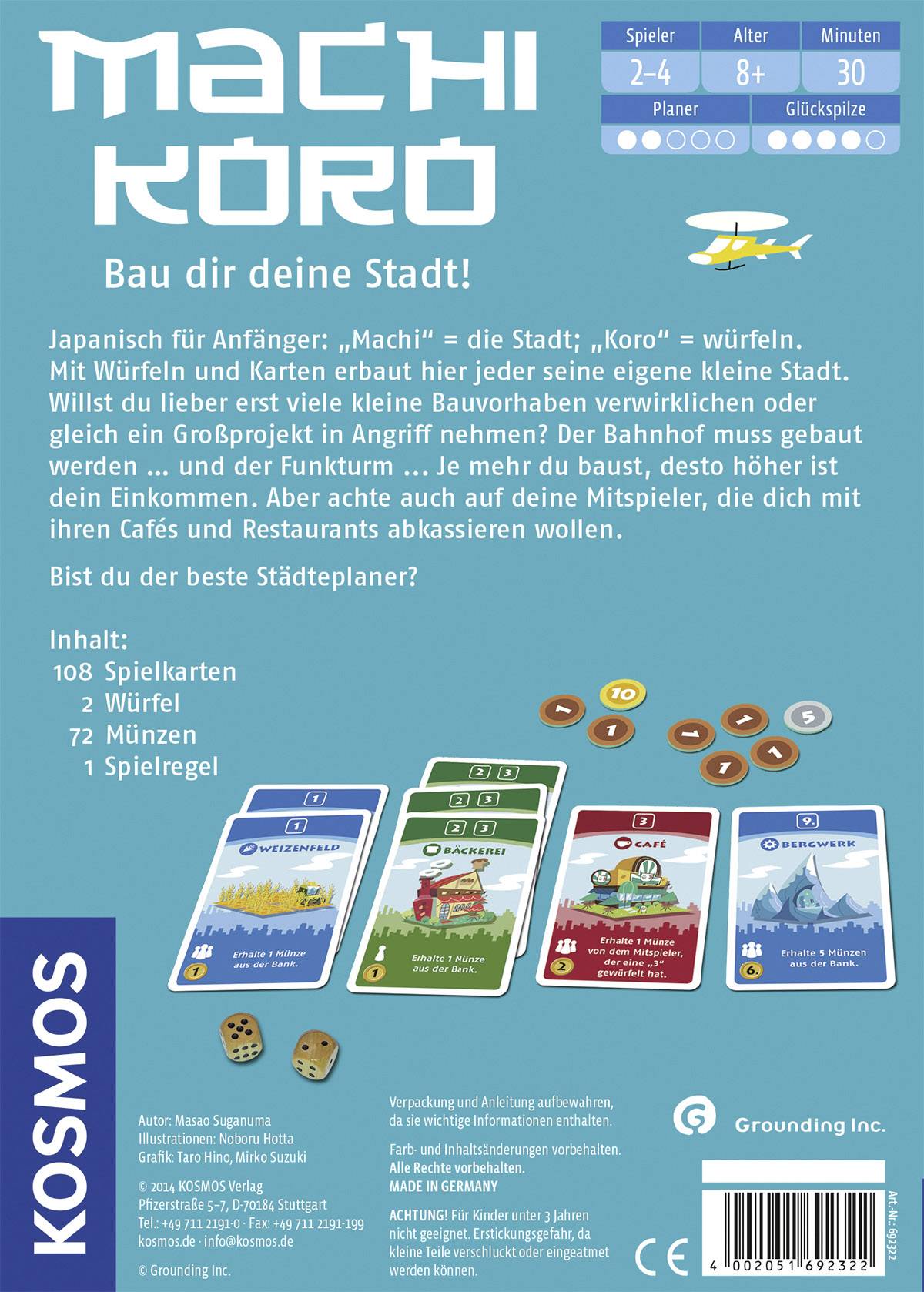 Kosmos Machi Koro - Bau dir deine Stadt! 69232