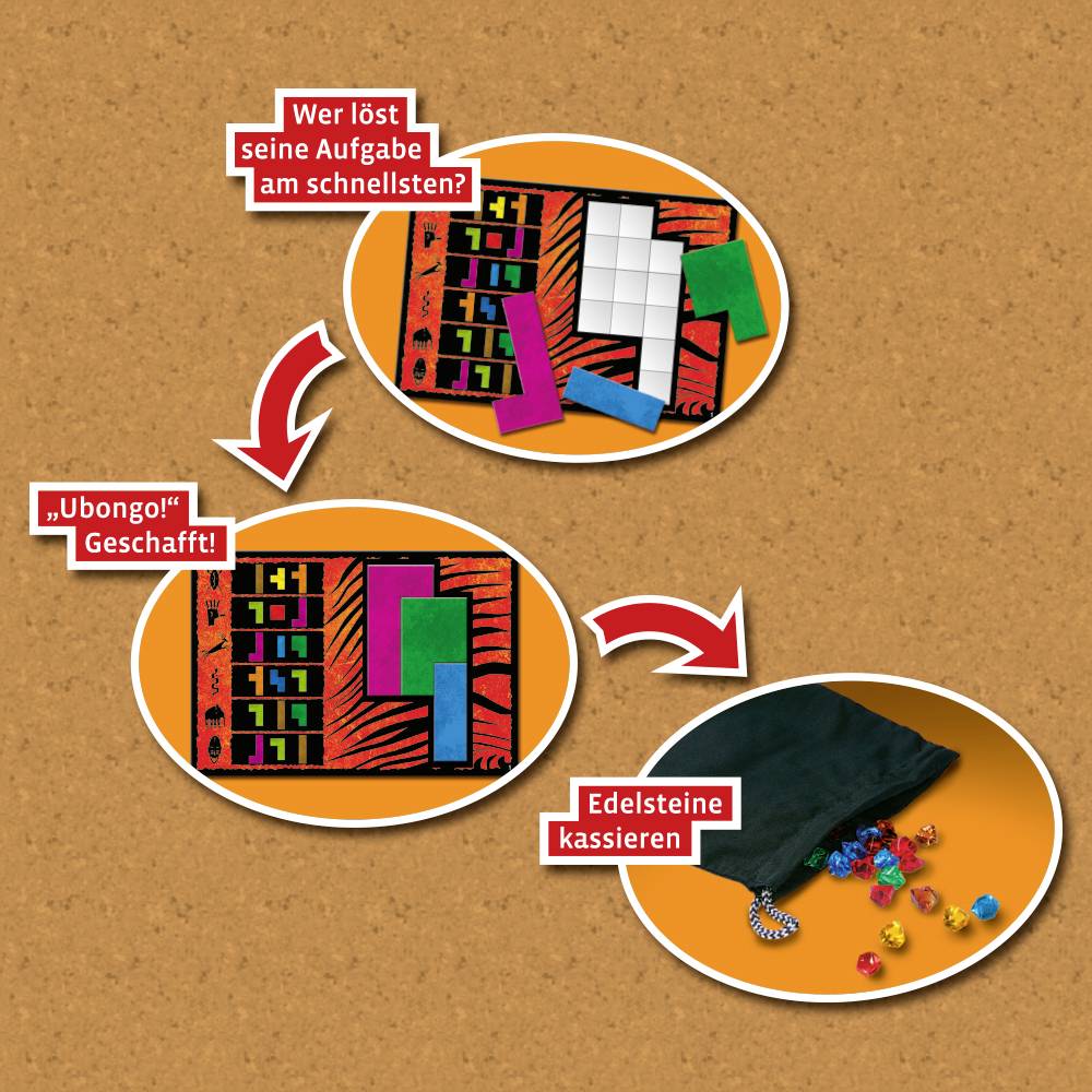 Kosmos Kosmos Ubongo - Play it smart - Das wilde Legespiel Franckh-Kosmos Verlags-GmbH & Co. KG 69233