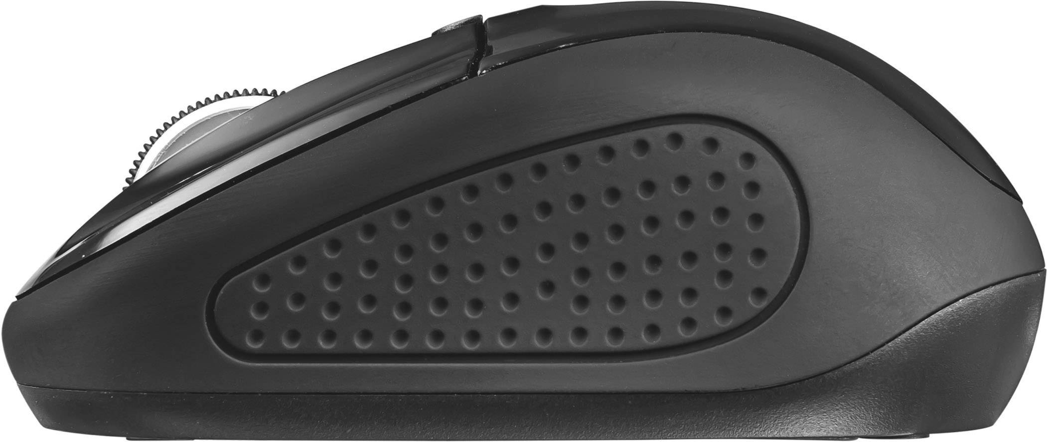 Trust Primo Wireless Mouse Maus Funk Optisch Schwarz 3 Tasten 1600 dpi