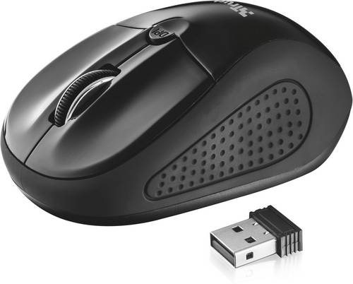 Trust Primo Wireless Mouse Funk Maus Optisch Schwarz