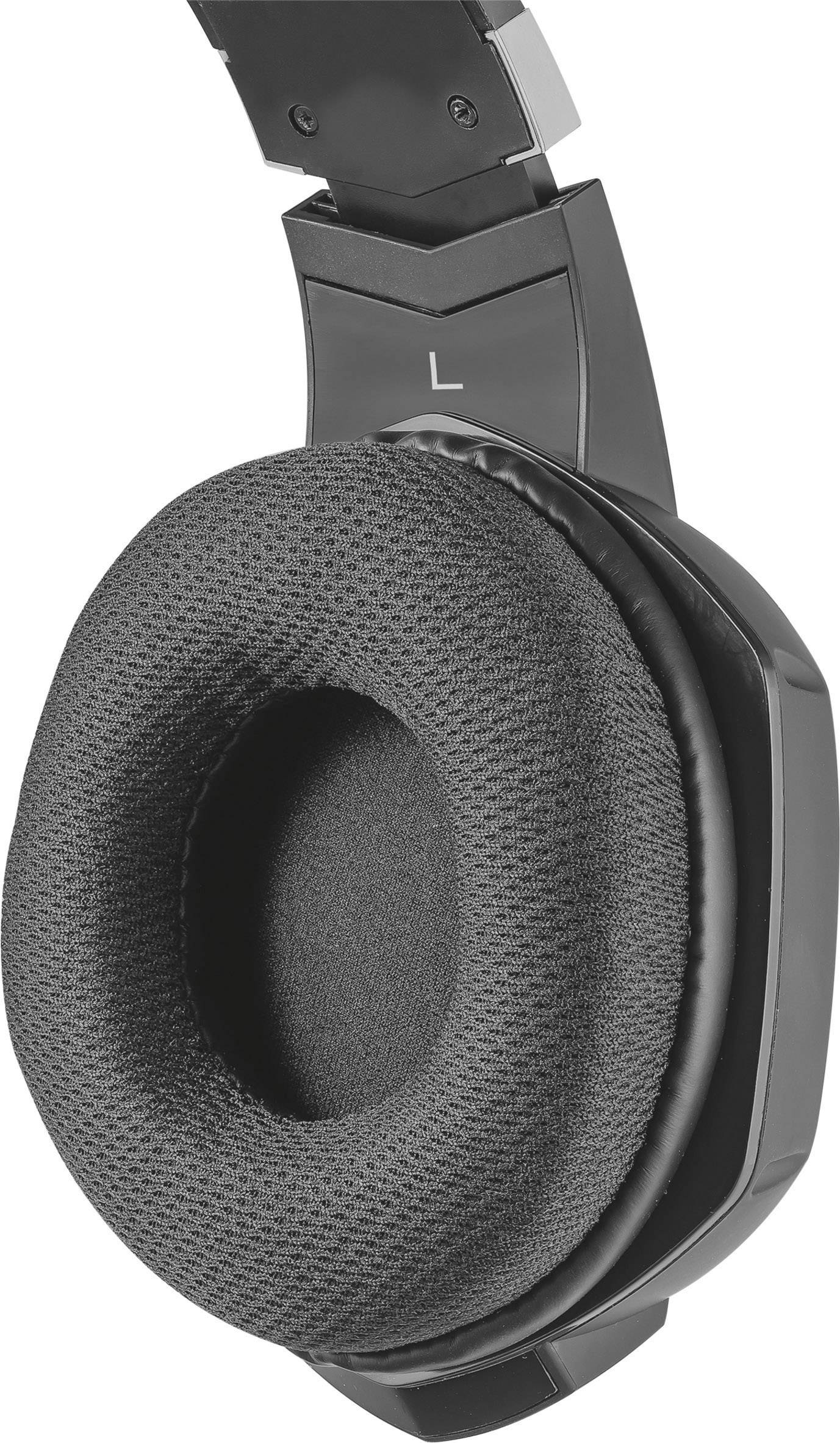 Trust GXT322 Dynamic Headset Gaming Headset 3.5 mm Klinke schnurgebunden Over Ear Schwarz, Rot Stereo