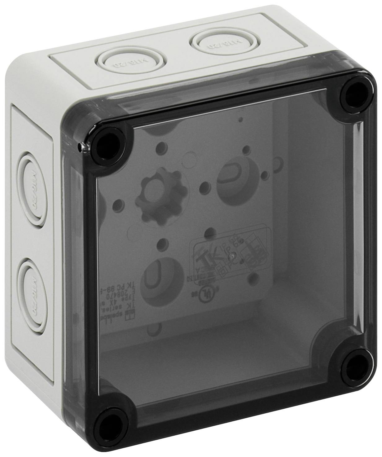 Spelsberg TK PC 99-6-TM Installations-Gehäuse 94 x 94 x 57 Polystyrol, Polycarbonat, Polyurethan, P