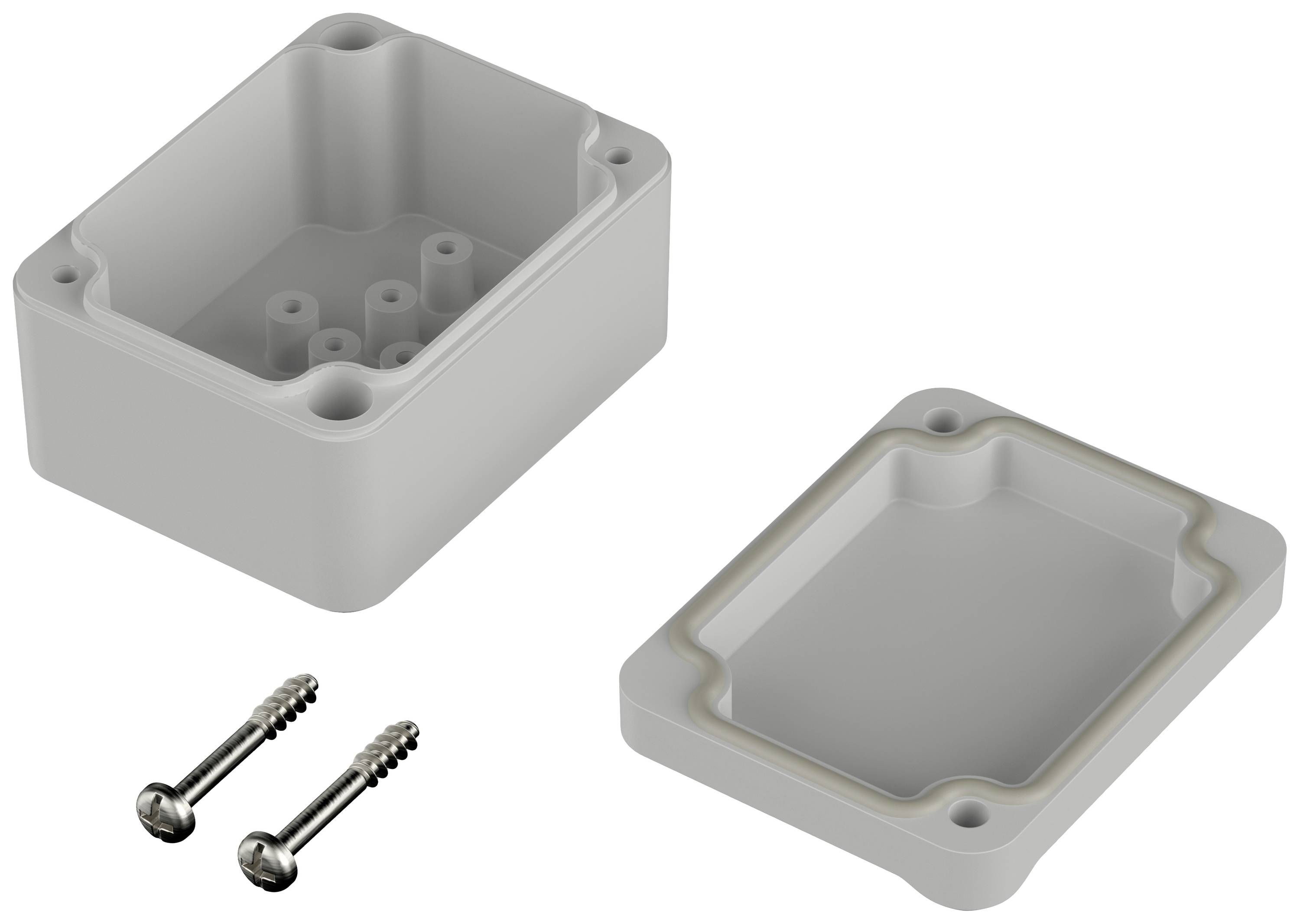 Bopla EUROMAS EM 206 62206000 Outdoor-Gehäuse 65 x 50 x 37 Polycarbonat Lichtgrau (RAL 7035) 1St.