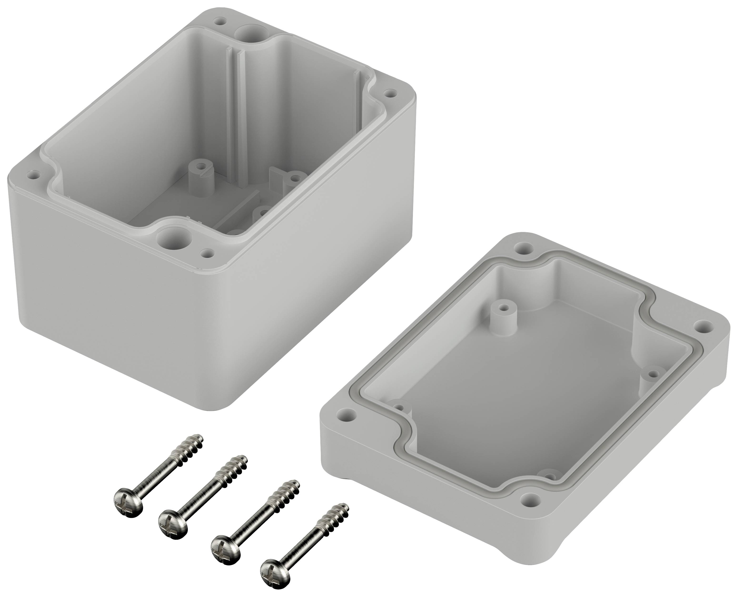 Bopla EUROMAS EM 207 62207300 Outdoor-Gehäuse 82 x 60 x 57 Polycarbonat Lichtgrau (RAL 7035) 1St.