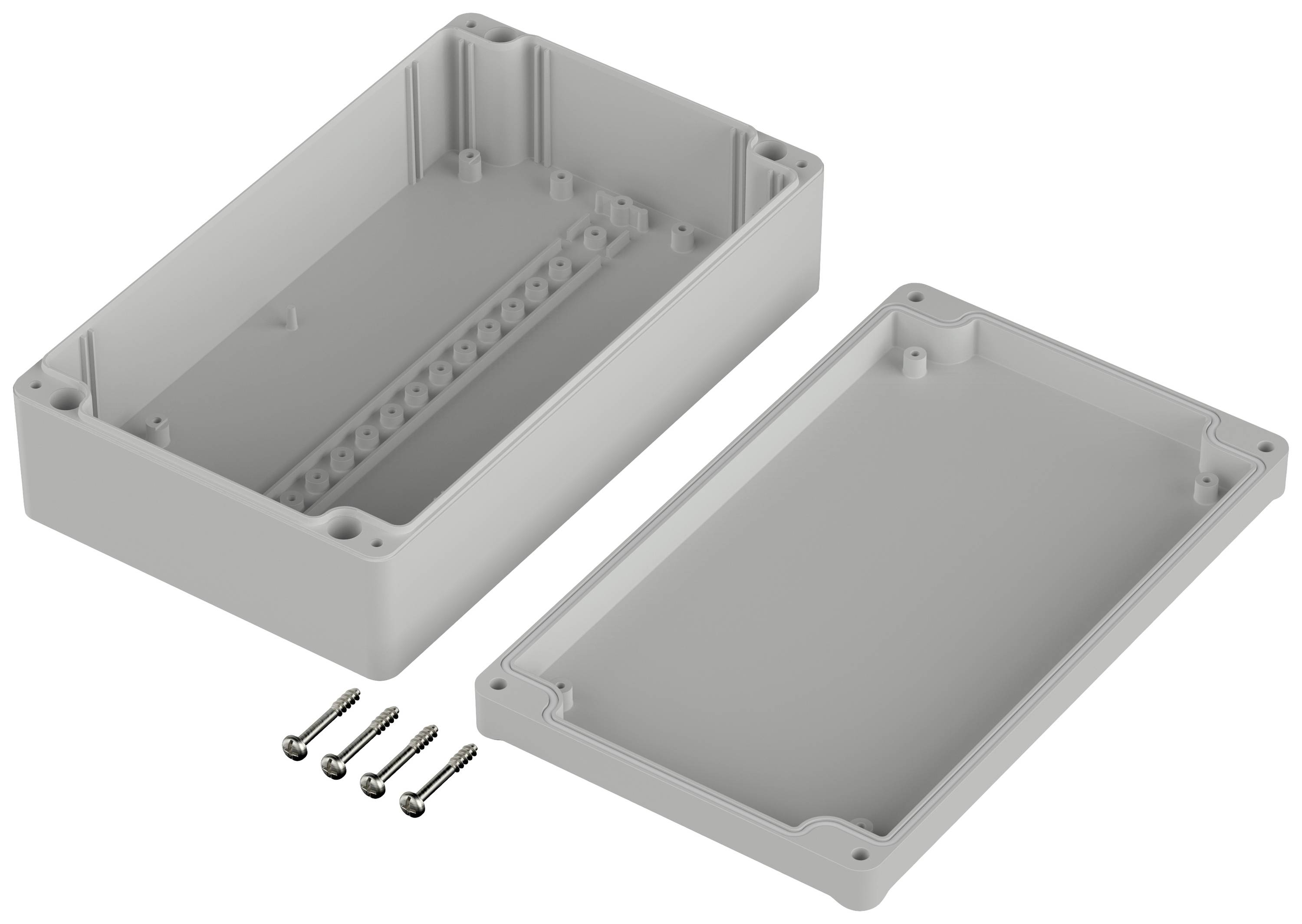 Bopla EUROMAS EM 214 62214300 Outdoor-Gehäuse 200 x 120 x 57 Polycarbonat Lichtgrau (RAL 7035) 1St.