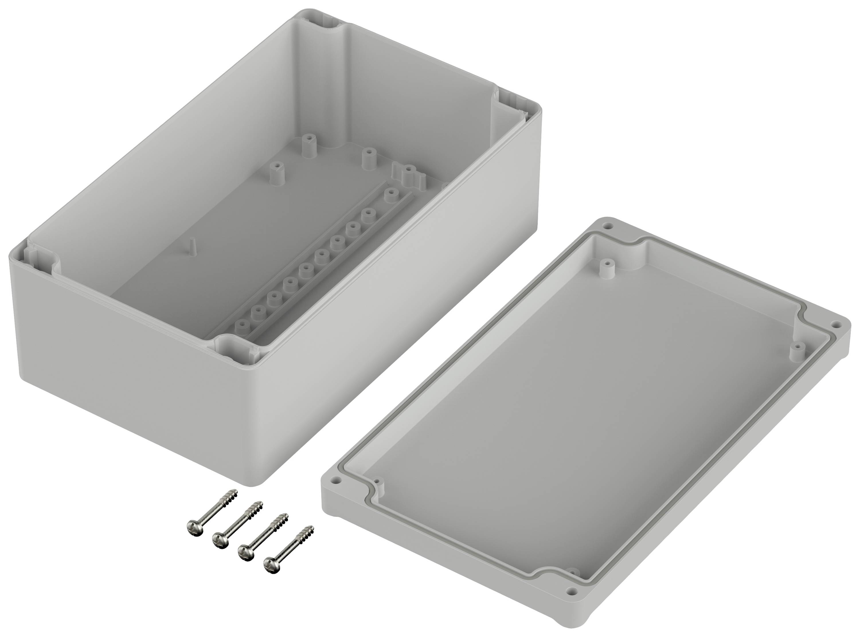 Bopla EUROMAS EM 221 62221000 Outdoor-Gehäuse 200 x 120 x 77 Polycarbonat Lichtgrau (RAL 7035) 1St.