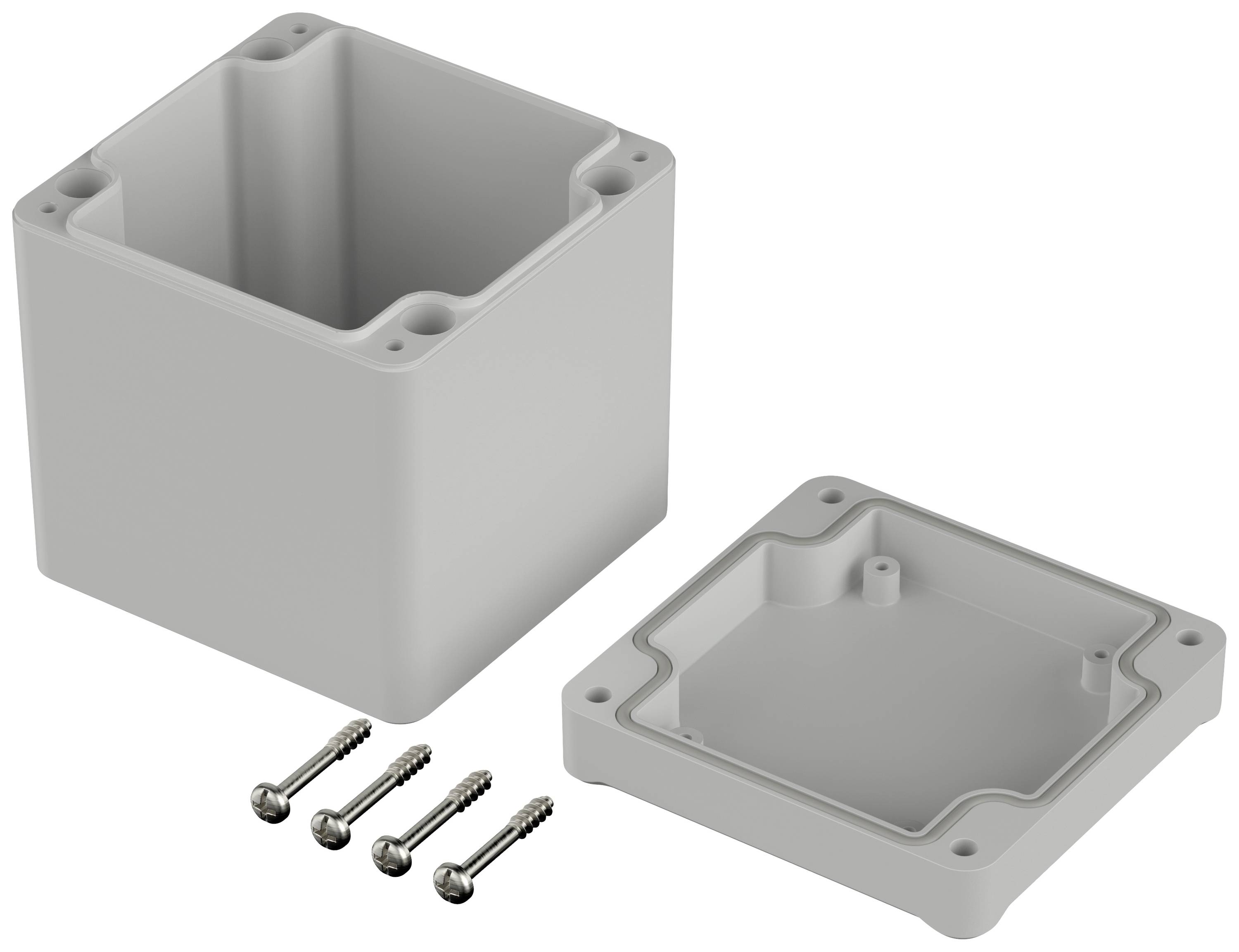 Bopla EUROMAS EM 225 62225000 Outdoor-Gehäuse 82 x 80 x 87 Polycarbonat Lichtgrau (RAL 7035) 1St.