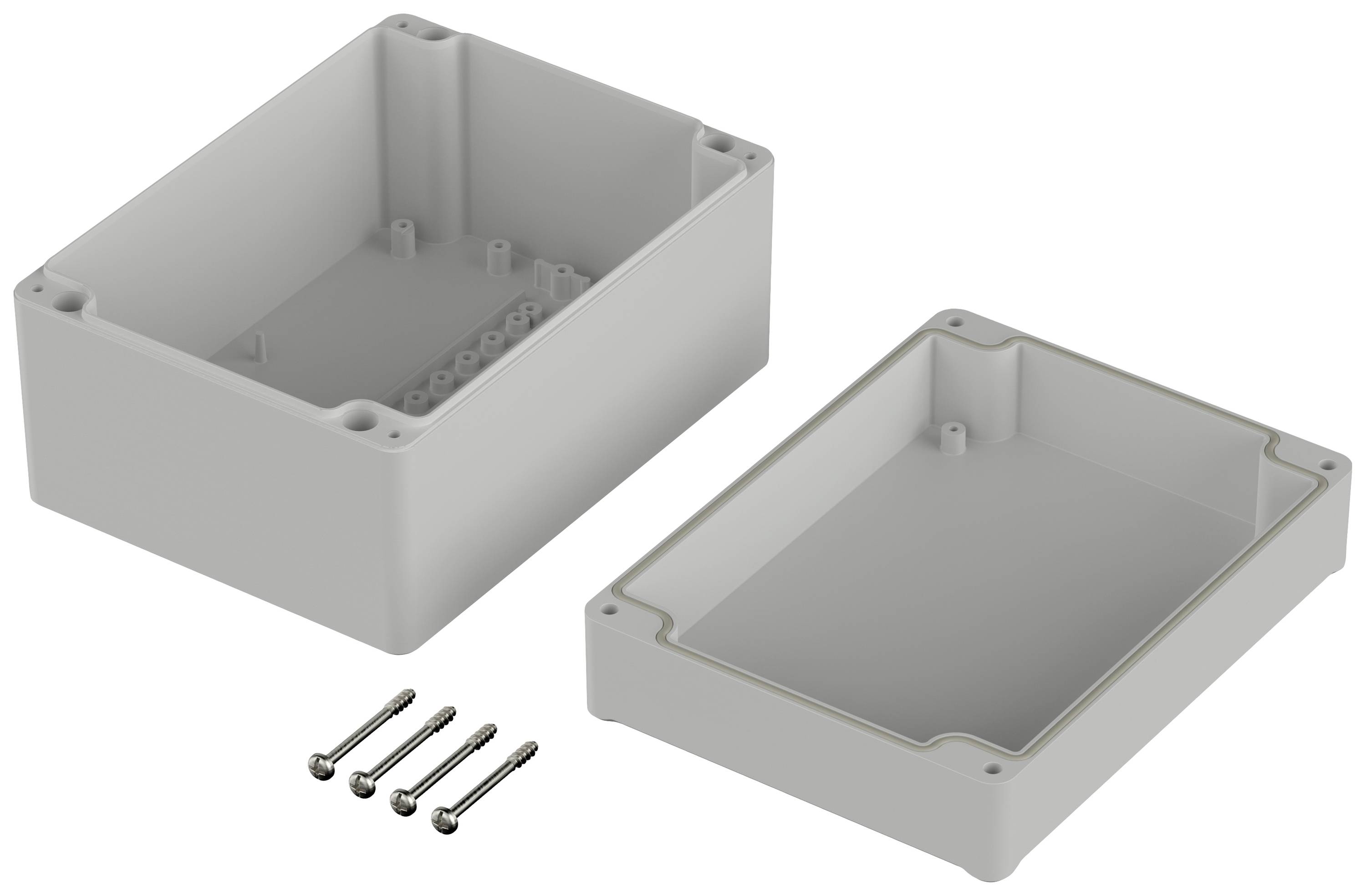 Bopla EUROMAS EM 238 62238000 Outdoor-Gehäuse 160 x 120 x 92 Polycarbonat Lichtgrau (RAL 7035) 1St.
