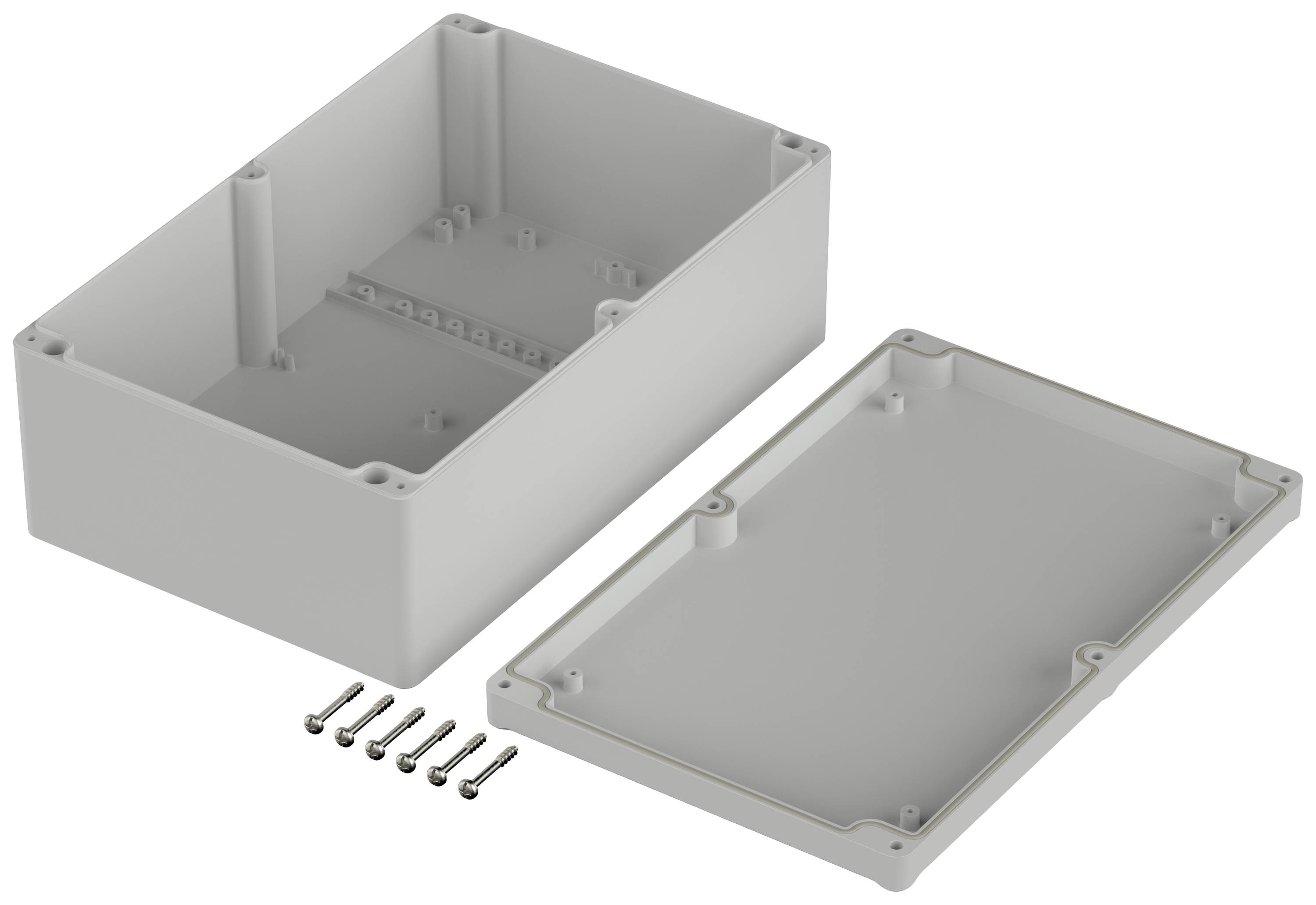 Bopla EUROMAS EM 240 62240000 Outdoor-Gehäuse 250 x 160 x 92 Polycarbonat Lichtgrau (RAL 7035) 1St.