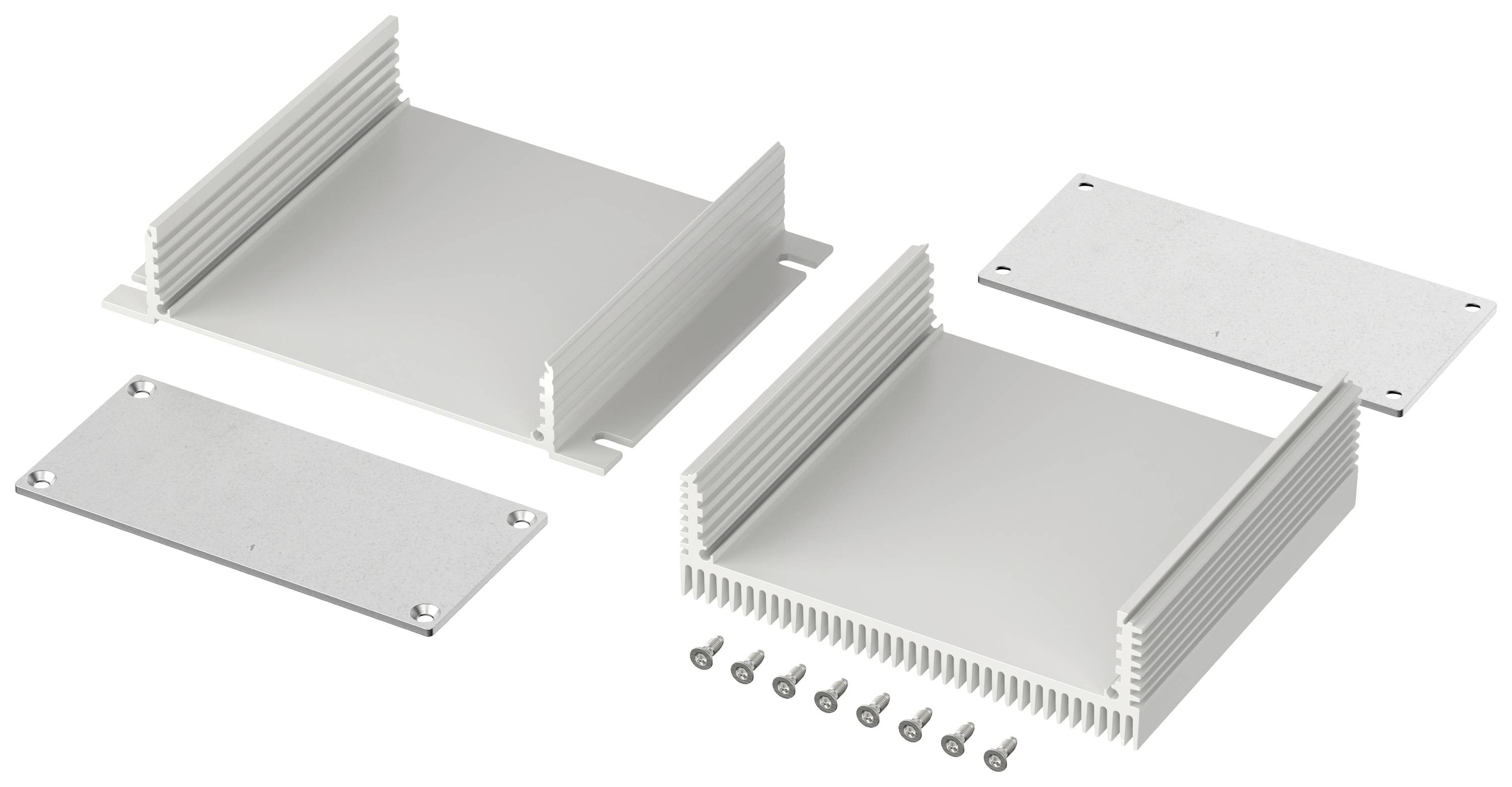 Bopla FILOTEC F 1048-100 KWL 97418100.HMT1 Flansch-Kühlkörper-Gehäuse 105 x 48 x 100 Aluminium Aluminium (eloxiert) 1St.