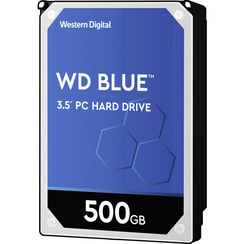 Western Digital Blue™ 500GB Interne Festplatte 8.9cm (3.5 Zoll) SATA III WD5000AZRZ Bulk