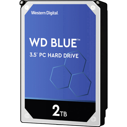 Western Digital Blue™ 2TB Interne Festplatte 8.9cm (3.5 Zoll) SATA III WD20EZRZ Bulk
