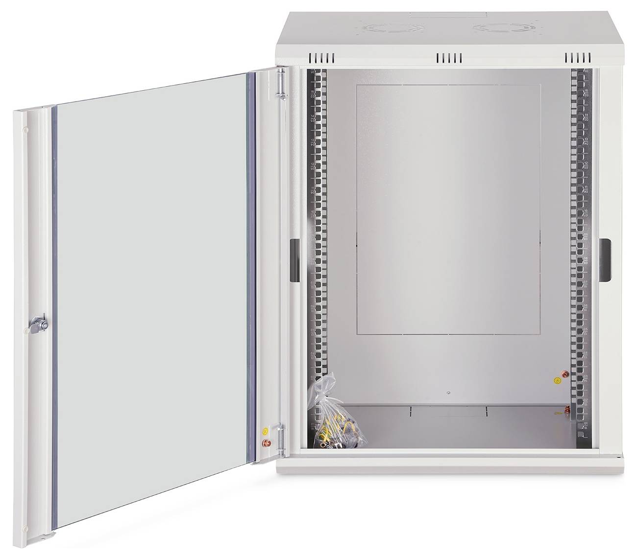 Digitus DN-19 16-U-EC 19 Zoll Wandgehäuse (B x H x T) 600 x 816 x 450 mm 16 HE Lichtgrau (RAL 7035)