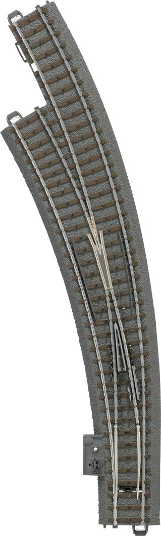 Märklin H0 C-Gleis (mit Bettung) 24771 Schnellfahrweiche, links 1St.