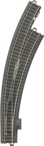 Märklin H0 C-Gleis (mit Bettung) 24772 Schnellfahrweiche, rechts 1St.