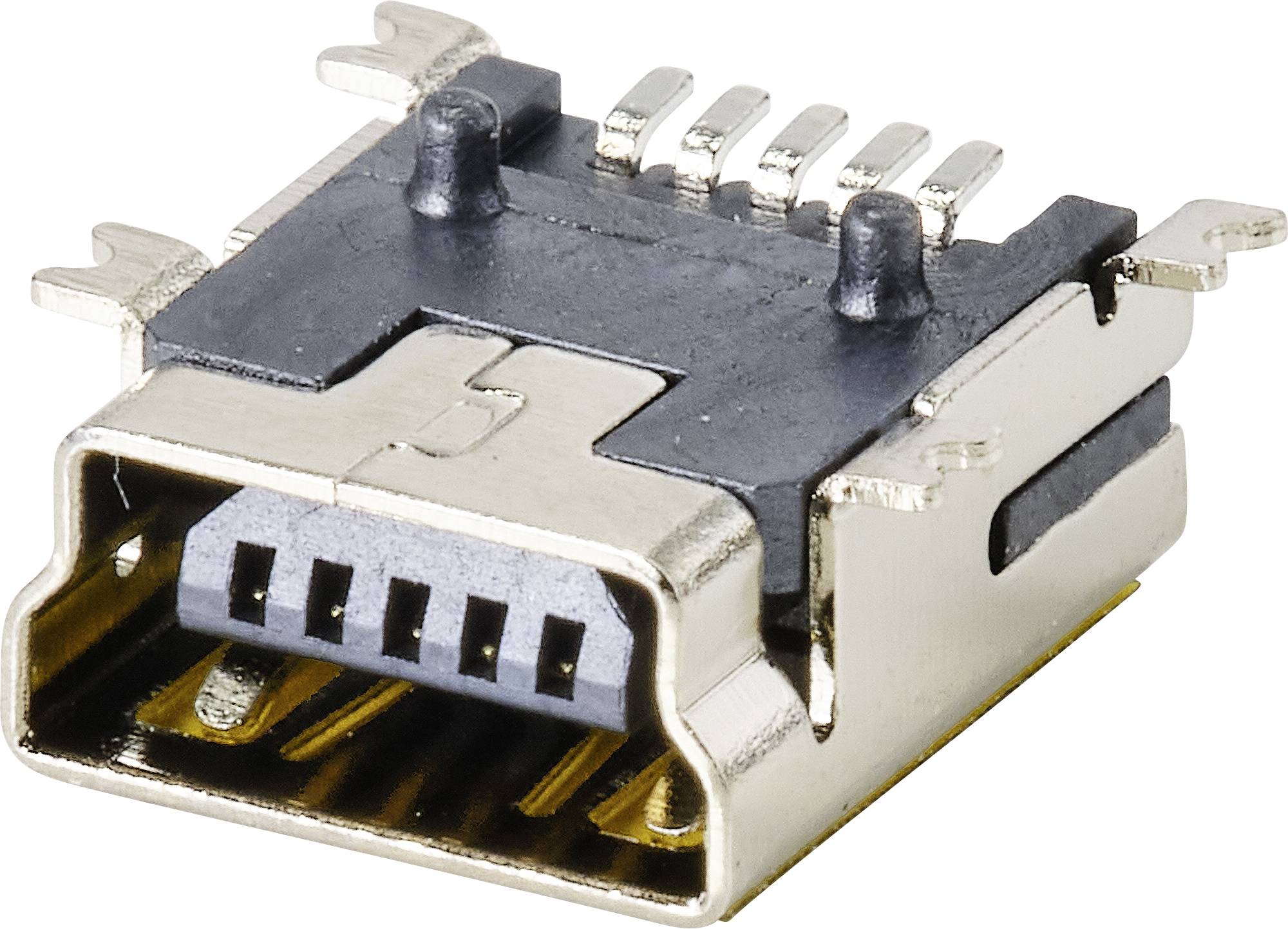 Connfly DS1104-B60SRS Mini USB B Einbaubuchse Buchse, Einbau horizontal Inhalt