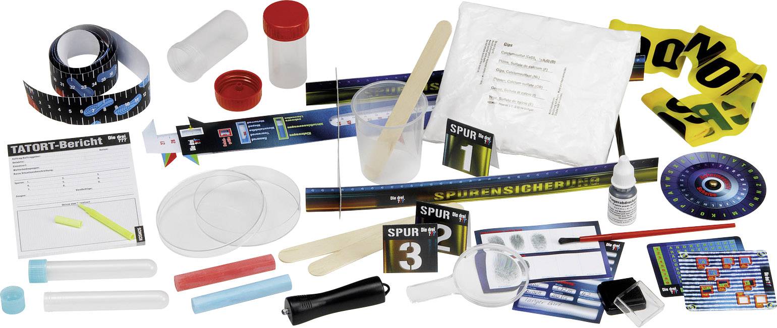 Kosmos 631949 Die drei ??? Detektiv-Koffer Die drei ??? Experimentierkasten ab 8 Jahre