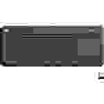 Logitech Wireless K400 Plus Funk Tastatur Deutsch, QWERTZ, Windows® Schwarz Integriertes Touchpad, Maustasten