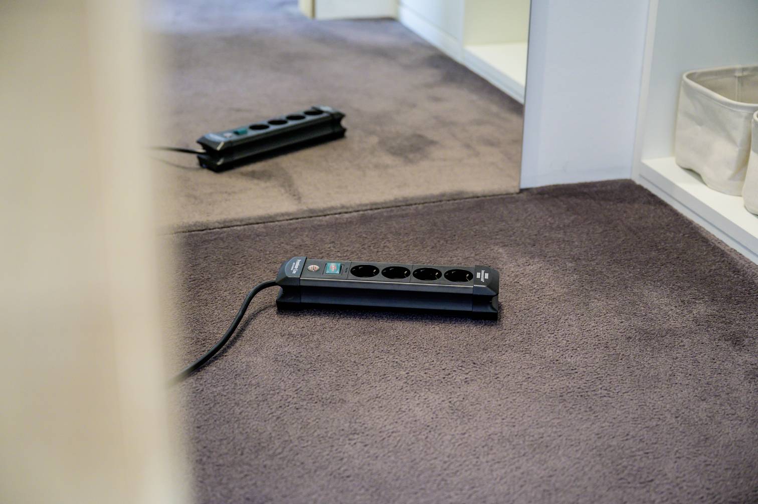 Brennenstuhl 1951140100 Steckdosenleiste mit Schalter 4fach Schwarz Schutzkontakt 1 St.