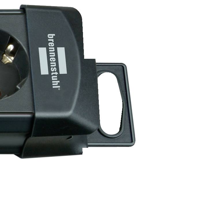 Brennenstuhl 1951140100 Steckdosenleiste mit Schalter 4fach Schwarz Schutzkontakt 1 St.