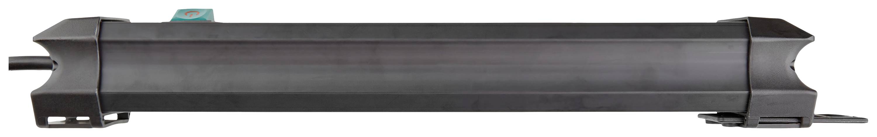 Brennenstuhl 1951560600 Steckdosenleiste mit Schalter 6fach Grau, Schwarz Schutzkontakt 1St.