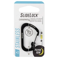 NITE Ize CSL2-01-R6 Karabiner SlideLock Gr. 2 44mm x 29mm x 2.5mm 1St. NITE Ize CSL2-01-R6 Karabiner SlideLock Gr. 2 44mm x 29mm x 2.5mm 1St.