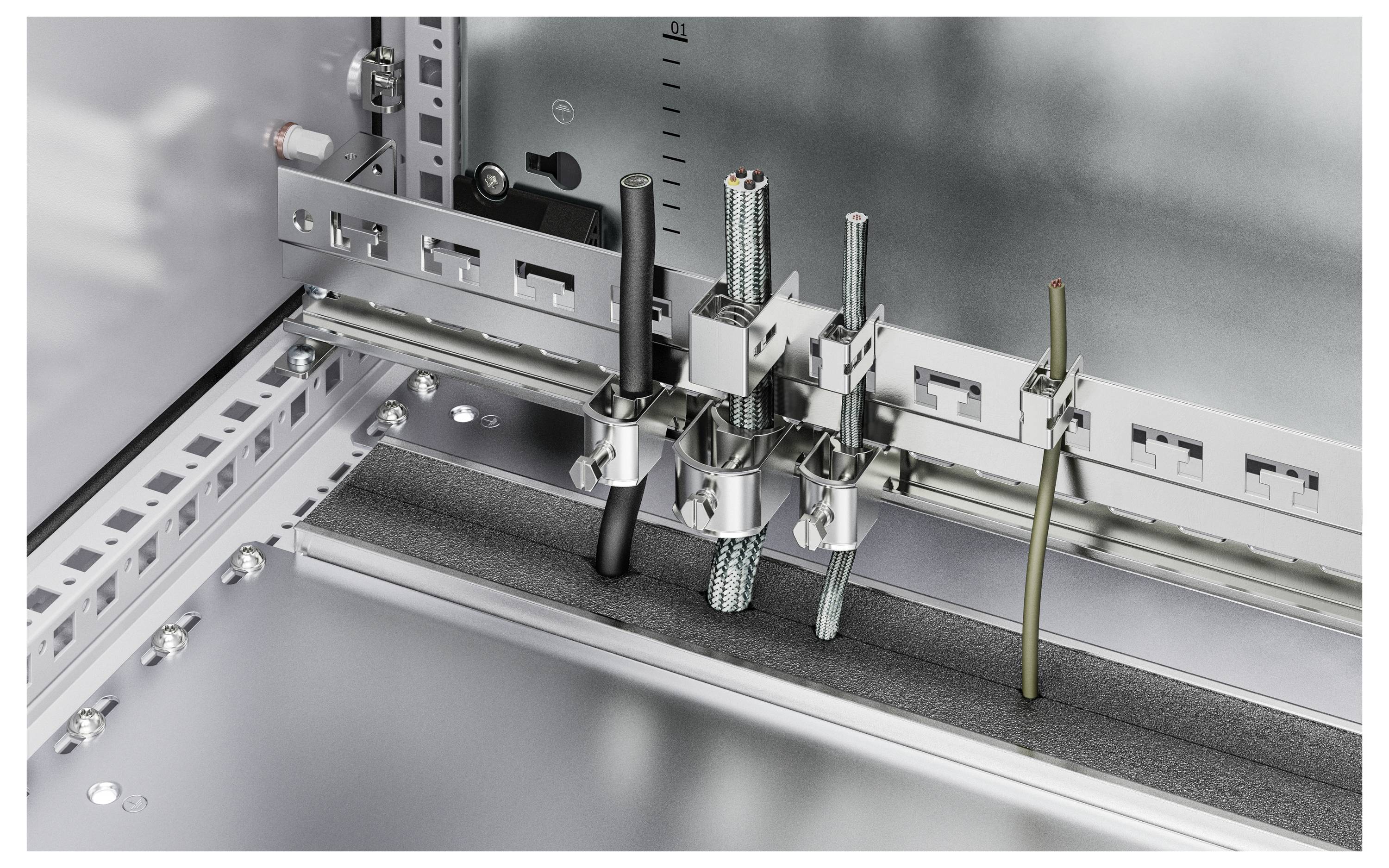 Rittal SZ 2388.650 2388.650 Montageschiene gelocht, C-Profil Aluminium 1St.