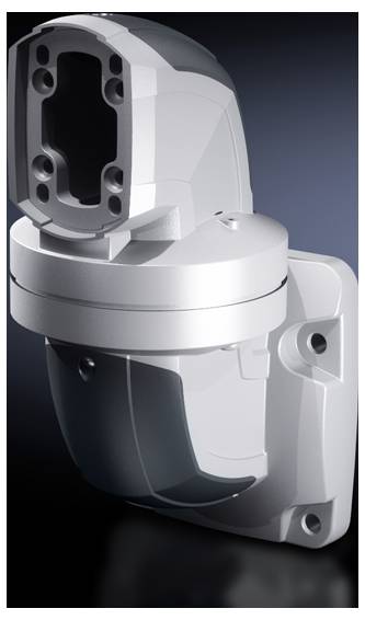 Rittal CP 6212.740 Wandgelenk drehbar, neigbar, horizontal Aluminium, Kunststoff Lichtgrau (RAL 7035) 1 St.