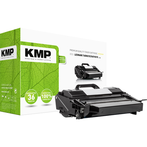 KMP Toner ersetzt Lexmark T650H21E, X651H21E Kompatibel Schwarz 25000 Seiten L-T66