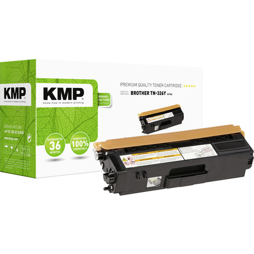KMP Toner ersetzt Brother TN-326Y, TN326Y Kompatibel Gelb 3500 Seiten B-T64