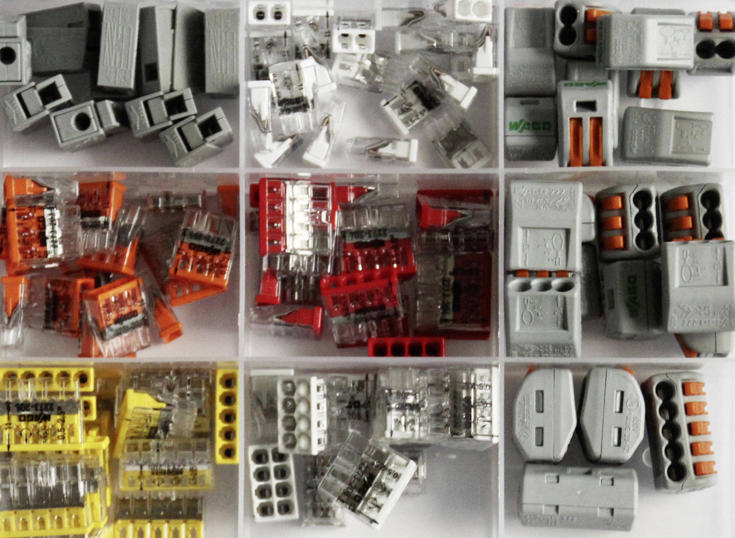 WAGO WA-741-834 Verbindungsklemmen-Sortiment flexibel: 2.5-4mm² starr: 2.5-4mm² 120St.