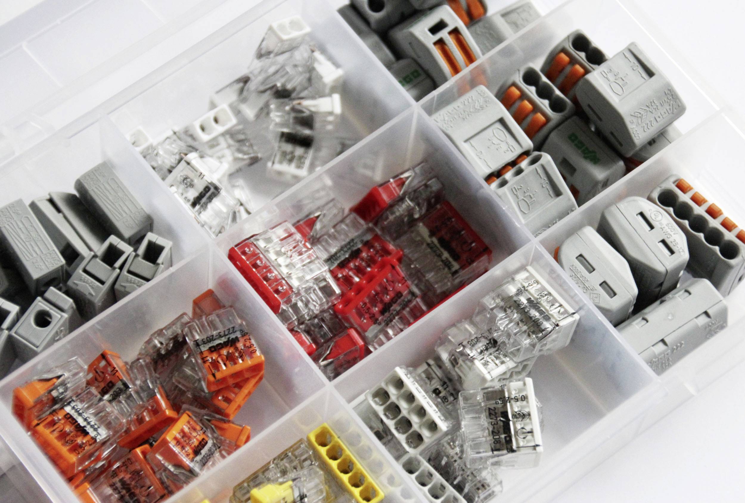 WAGO WA-741-834 Verbindungsklemmen-Sortiment flexibel: 2.5-4mm² starr: 2.5-4mm² 120St.