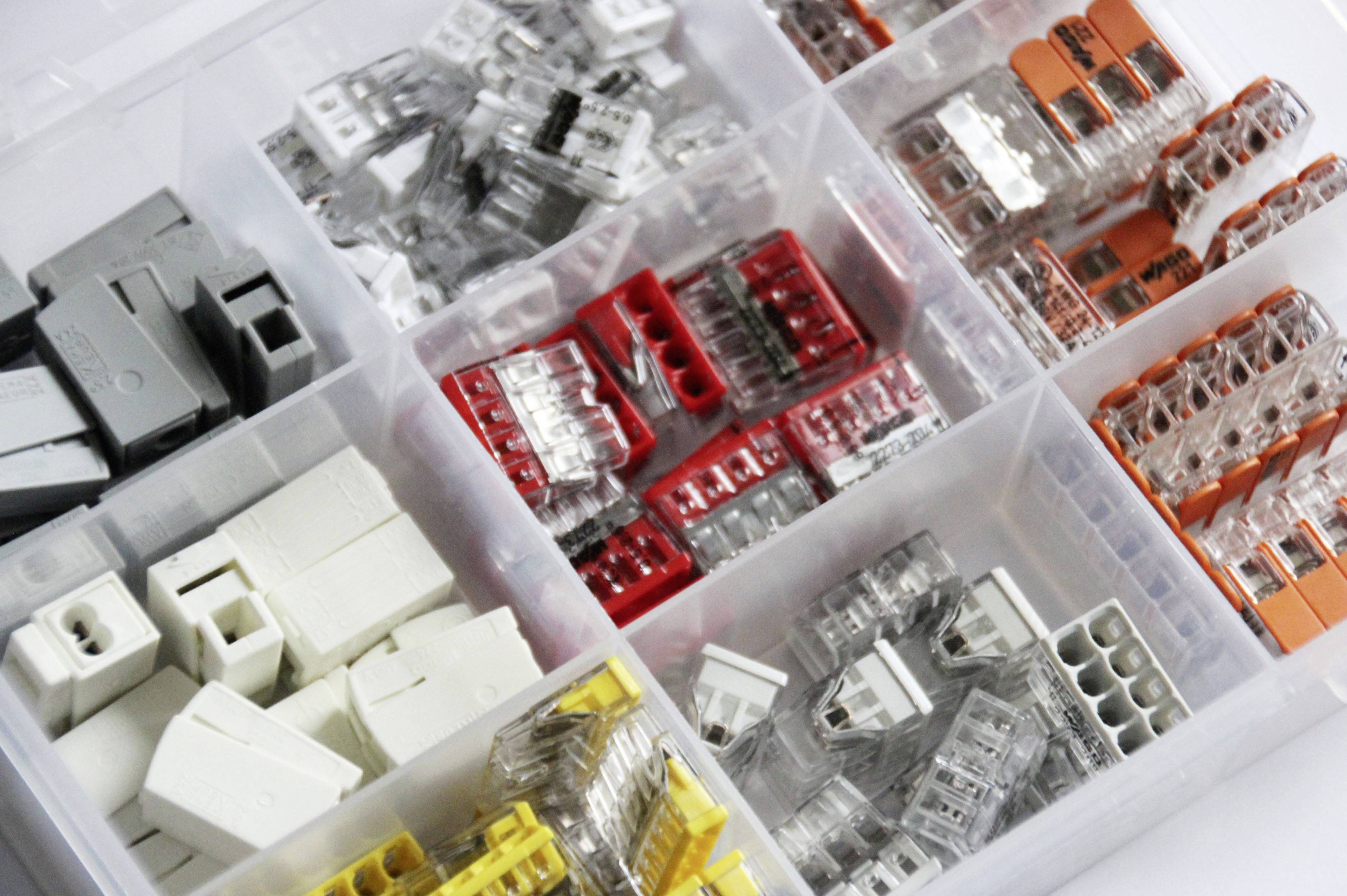 WAGO WA-741-884 Verbindungsklemmen-Sortiment flexibel: 2.5-4mm² starr: 2.5-4mm² 123St.